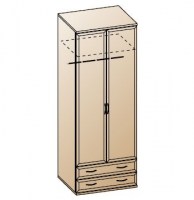 Карина ШК-1005 Шкаф 2-х дверный с 2-мя ящиками (Лером)